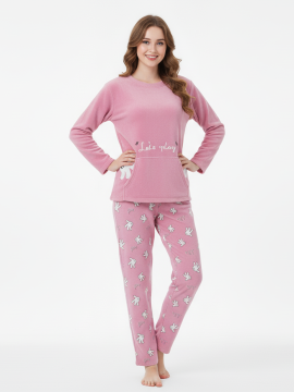 ΓΥΝΑΙΚΕΙΑ ΒΑΜΒΑΚΕΡΗ ΦΛΙΣ ΠΥΤΖΑΜΑ LETS PLAY - ΡΟΖ