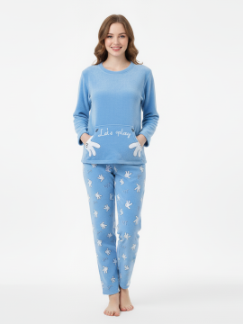 ΓΥΝΑΙΚΕΙΑ ΒΑΜΒΑΚΕΡΗ ΦΛΙΣ ΠΥΤΖΑΜΑ LETS PLAY - ΓΑΛΑΖΙΟ