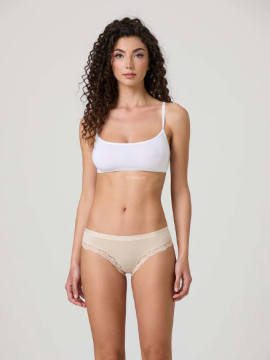 JADEA ΒΑΜΒΑΚΕΡΟ BIKINI ΜΕ ΔΑΝΤΕΛΑ - ΜΠΕΖ