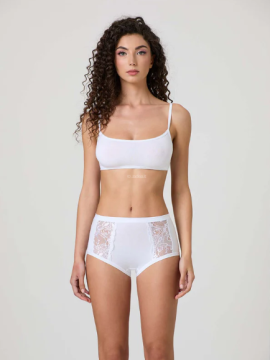 JADEA ΚΙΛΟΤΑ ΑΠΟ MODAL ΒΑΜΒΑΚΙ ΜΕ ΔΑΝΤΕΛΑ ΚΑΙ ΛΑΣΤΙΧΟ ΜΠΡΟΣΤΑ - ΛΕΥΚΟ