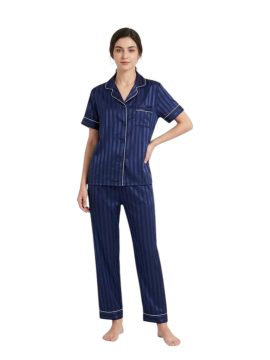 ΓΥΝΑΙΚΕΙΑ ΣΑΤΕΝ ΠΥΤΖΑΜΑ - ΜΠΛΕ